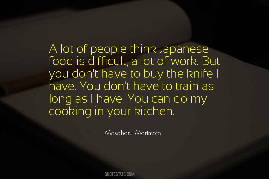 Kitchen Knife Quotes #754845
