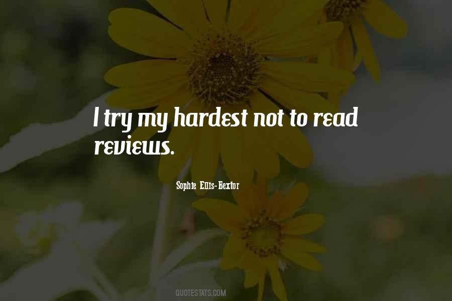 I Try My Hardest Quotes #838657