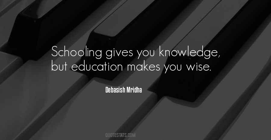 Wise Knowledge Quotes #254719