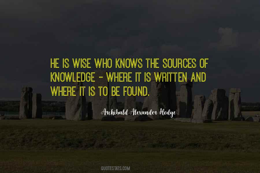 Wise Knowledge Quotes #697980