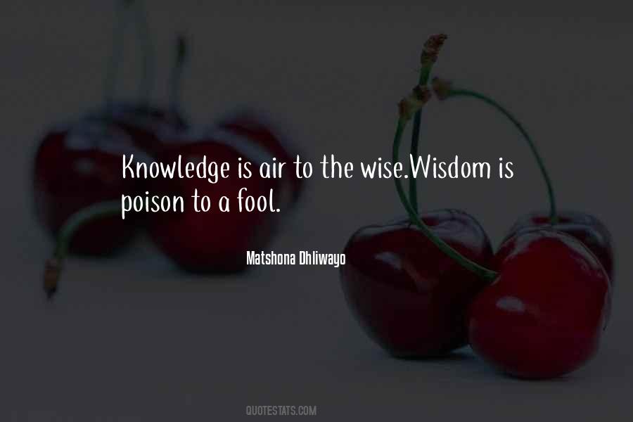 Wise Knowledge Quotes #786957
