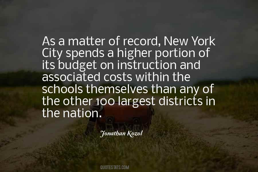 Quotes About The Schools #1271364