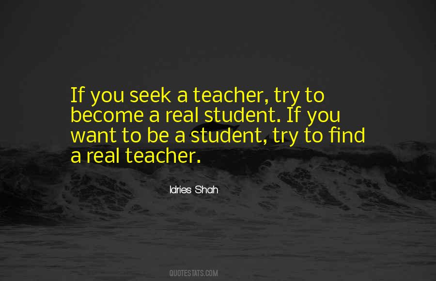 Student To Teacher Quotes #1444593