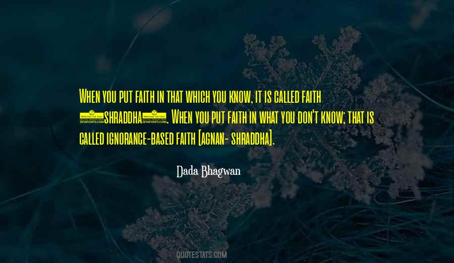 Spiritual Ignorance Quotes #1281696