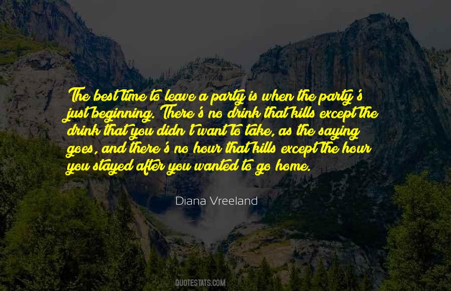 Best Time Home Quotes #1672449