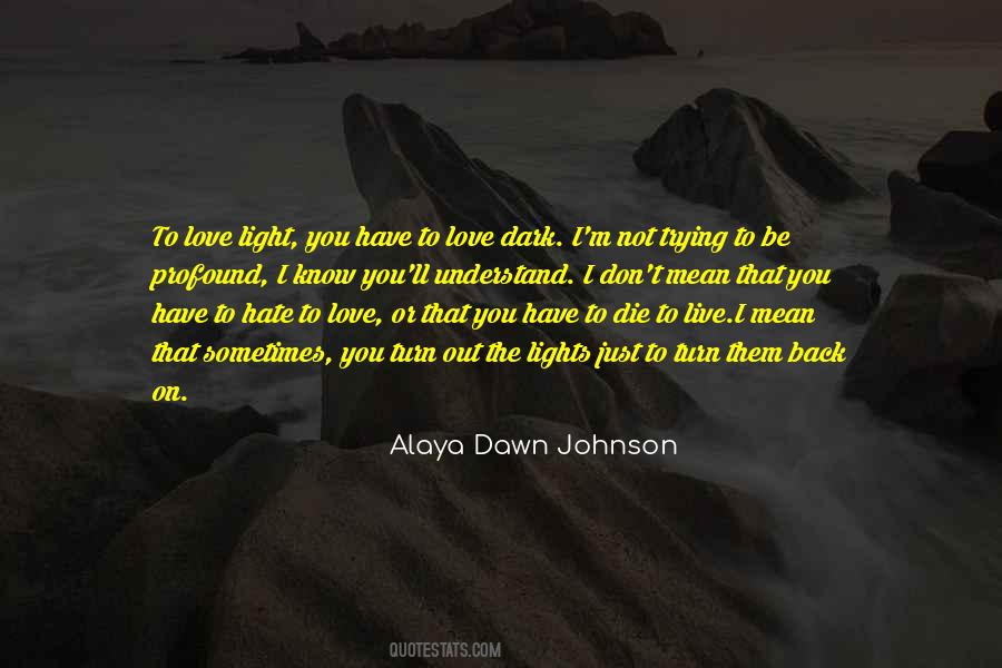 Quotes About Love Dark #1710309