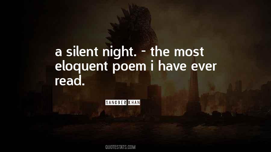 Eloquent Silence Quotes #1204879