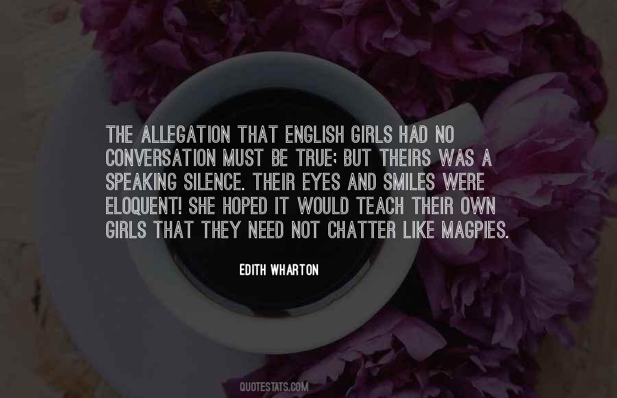 Eloquent Silence Quotes #553949