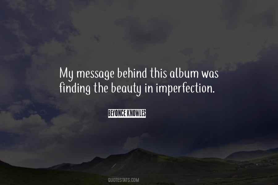 Quotes About Imperfection Is Beauty #350458