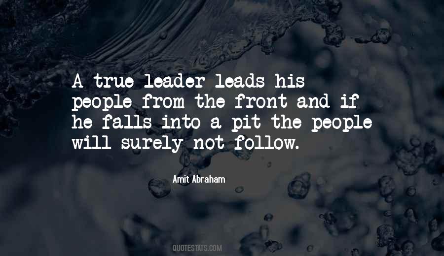 Leadership Will Quotes #502732