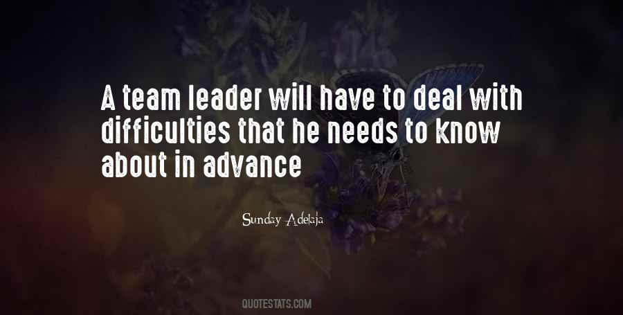 Leadership Will Quotes #976832