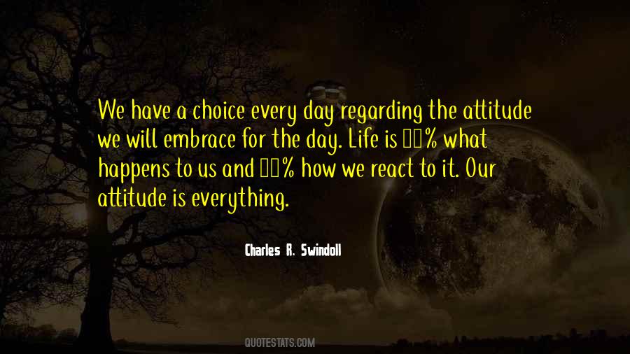 90 How You React To It Quotes #1170194