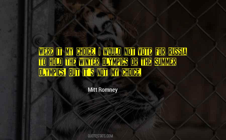 Not My Choice Quotes #1483419