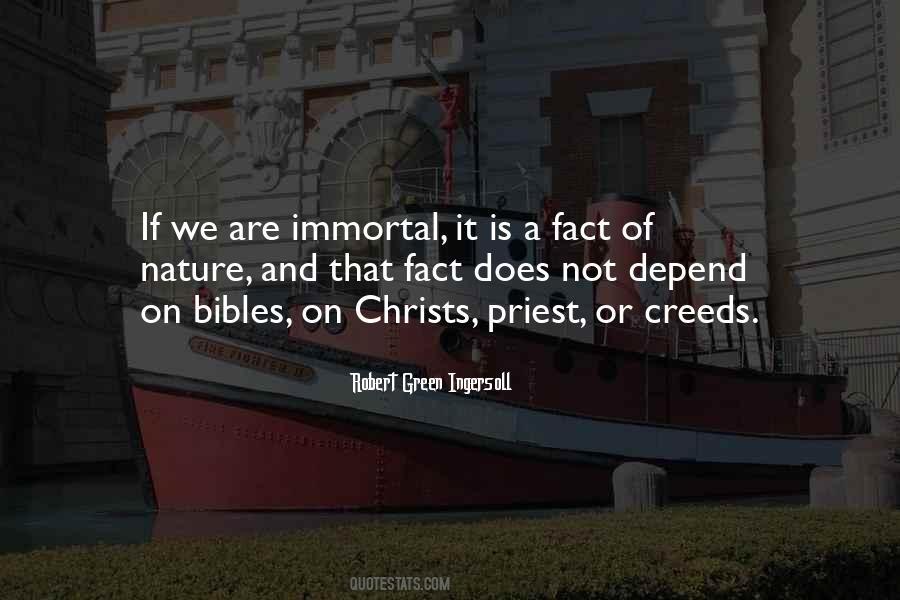 We Depend On Nature Quotes #1230507