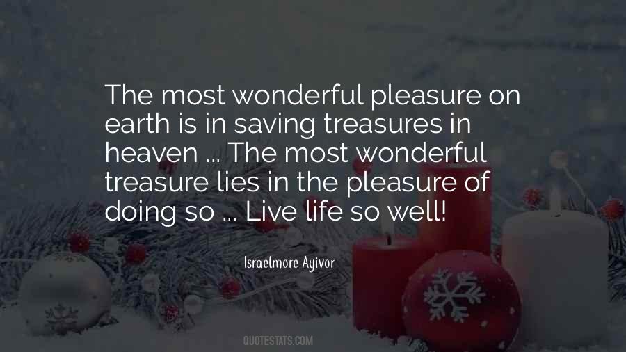 Quotes About Treasures Of Life #683978