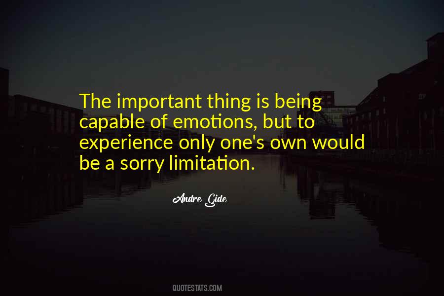 Being Sorry Is Quotes #902039