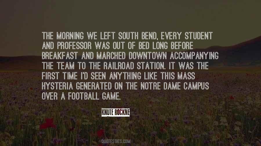 Football Team Game Quotes #1199023