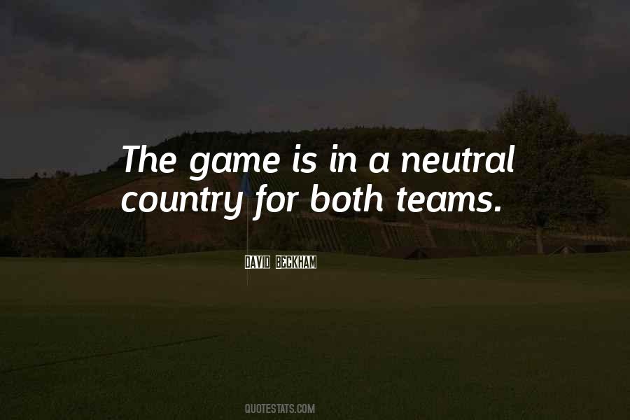 Football Team Game Quotes #1299371