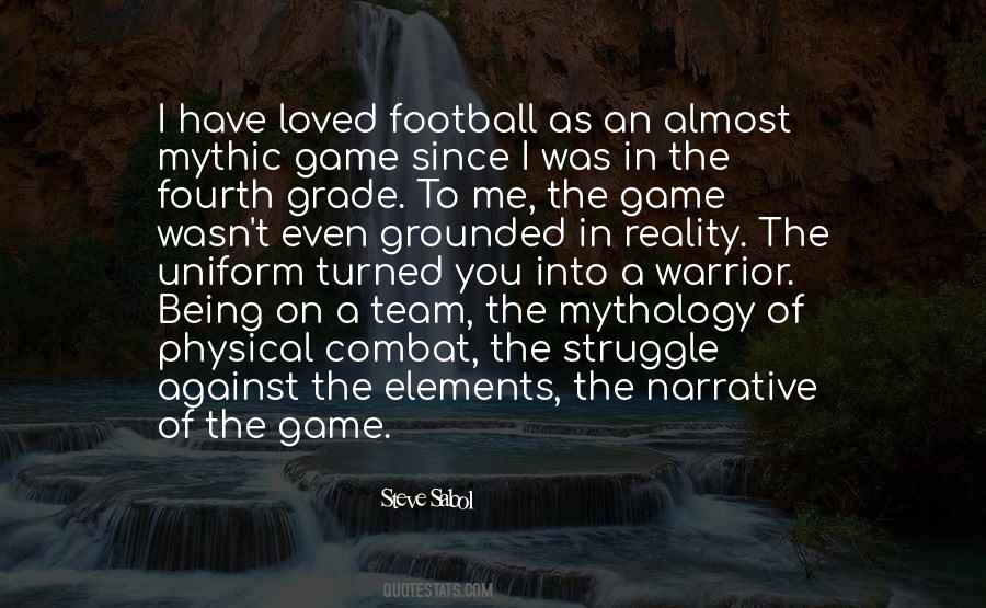 Football Team Game Quotes #182611