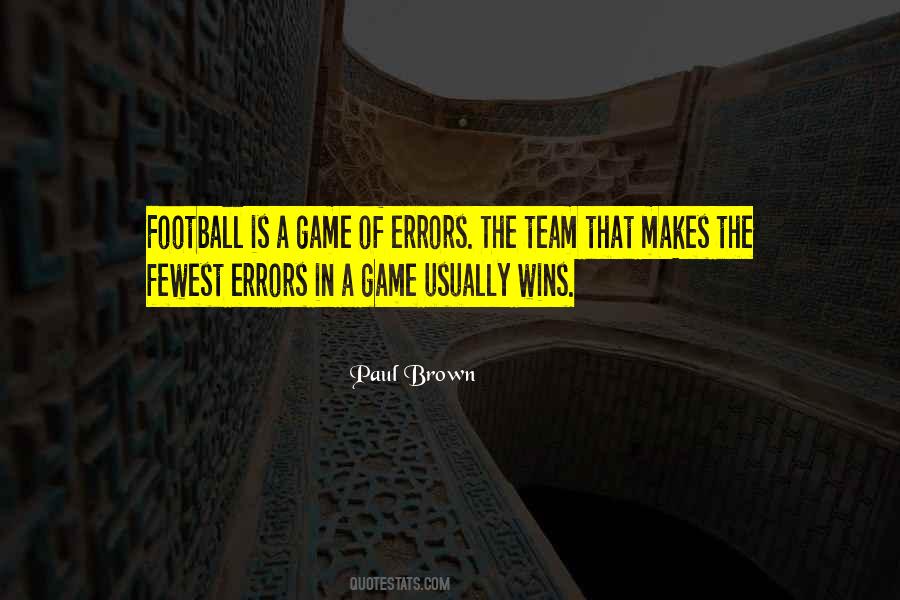 Football Team Game Quotes #633930