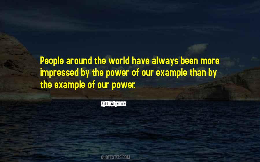 The Power Of Our Example Quotes #1806156