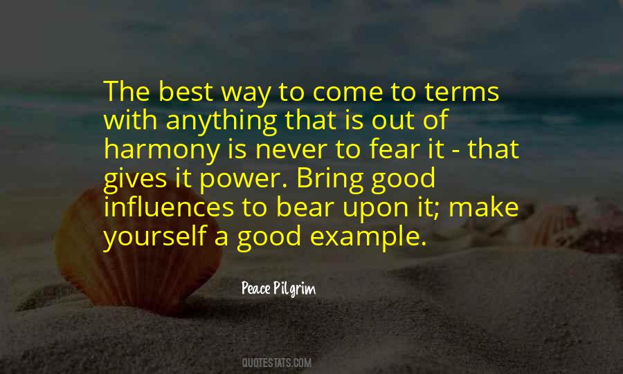 The Power Of Our Example Quotes #182988
