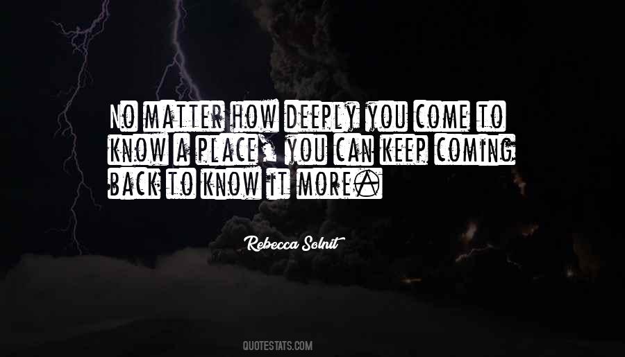 No More Place Quotes #214049
