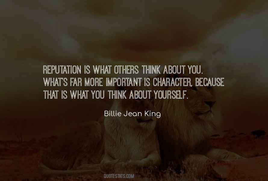 Character Is Important Quotes #1349350