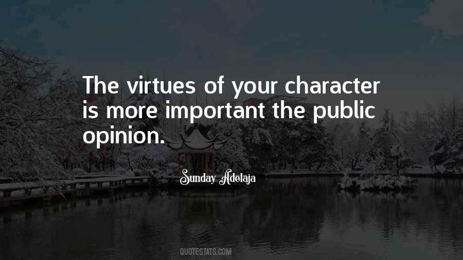Character Is Important Quotes #1425896
