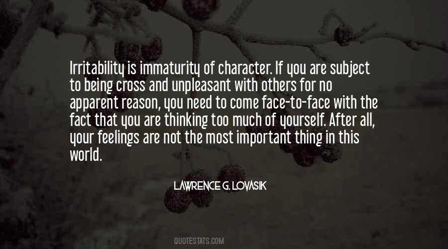 Character Is Important Quotes #1788220