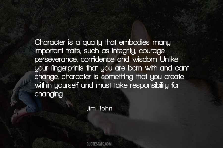 Character Is Important Quotes #352158