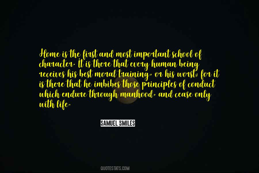 Character Is Important Quotes #362349