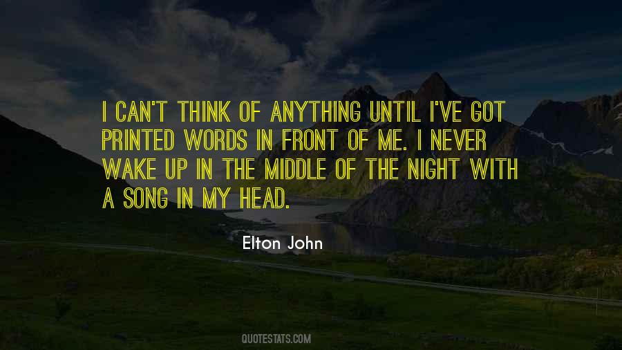 Elton John Song Quotes #917870