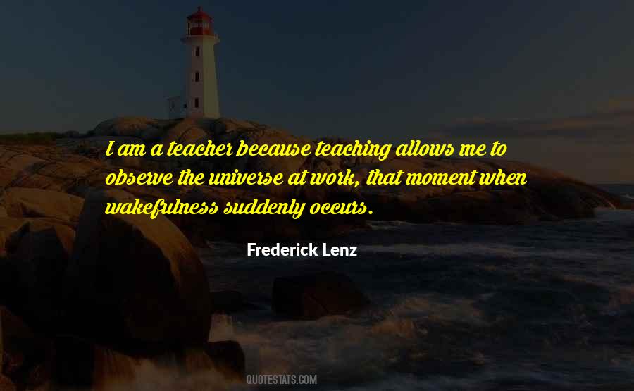 Teaching Moment Quotes #1351226