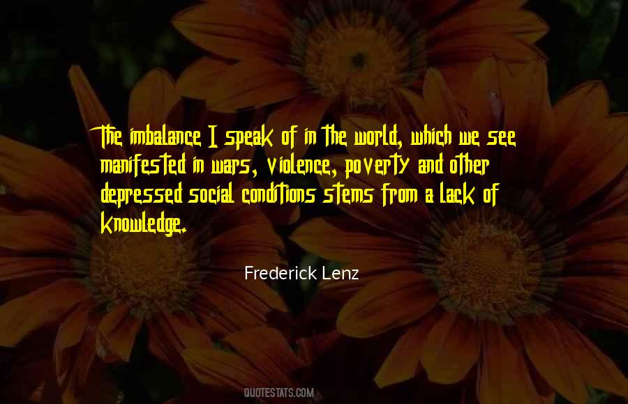 A Lack Of Knowledge Quotes #1346062