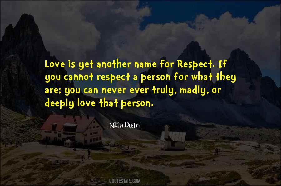 Love Is Respect Quotes #1230701