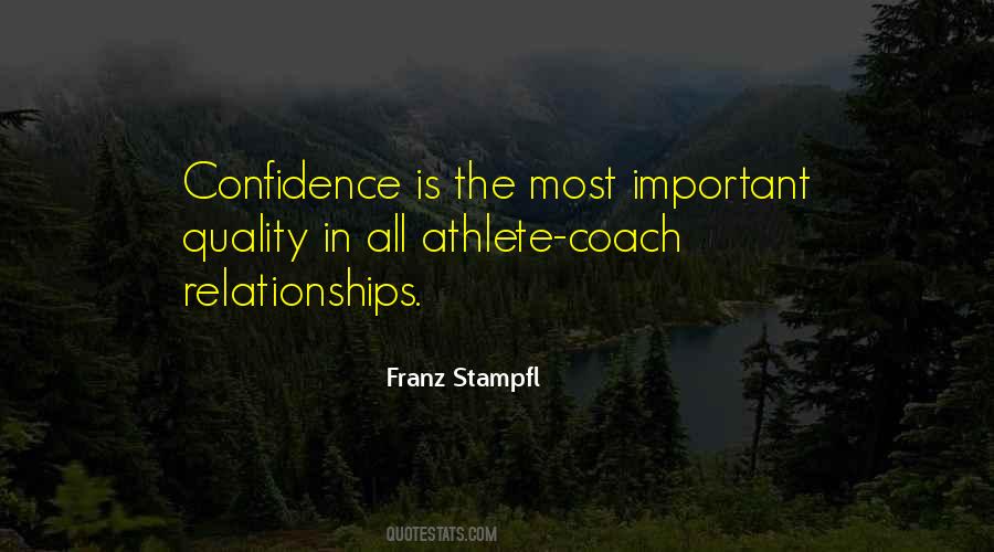 Confidence Athlete Quotes #1054311