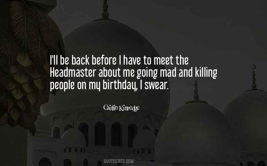Birthday To Me Quotes #268610