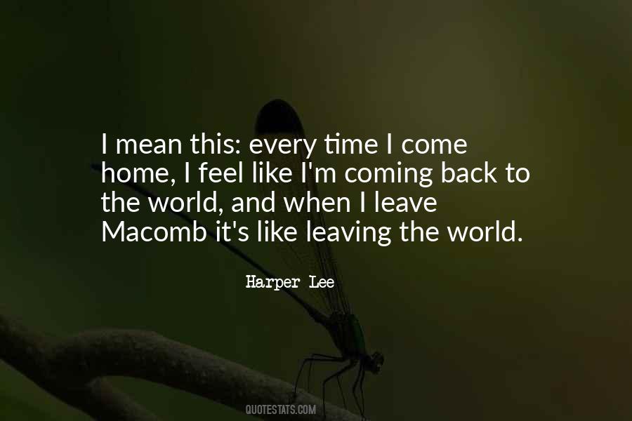 I M Coming Back Quotes #1548632