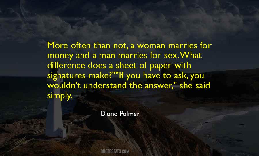 Marriage Money Quotes #308288