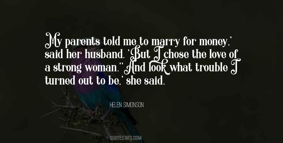 Marriage Money Quotes #559157