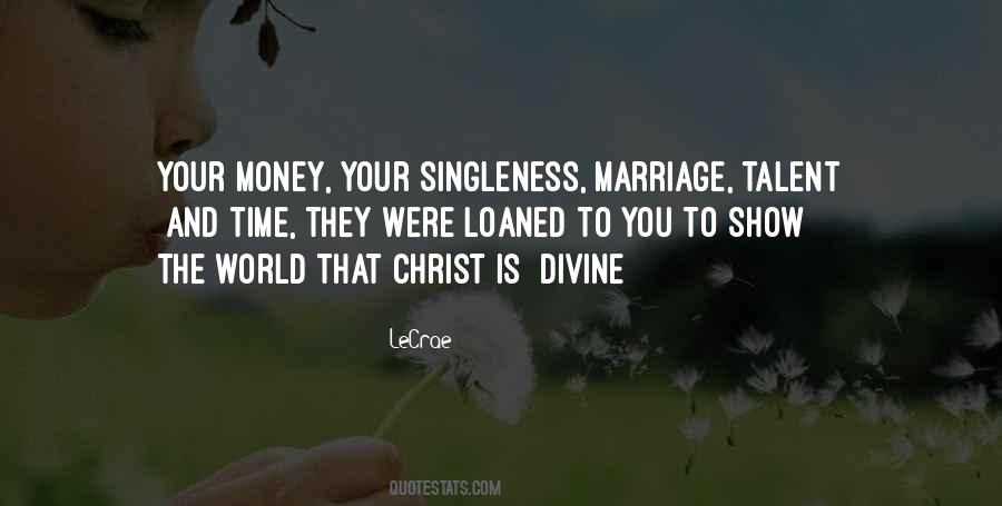 Marriage Money Quotes #750997