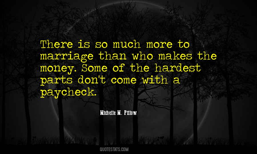 Marriage Money Quotes #967106