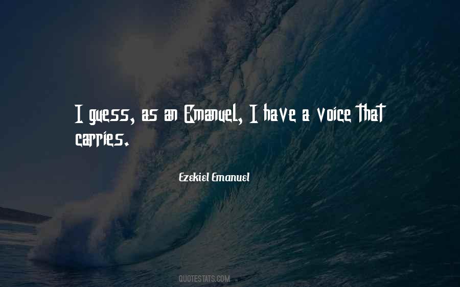 Emanuel Quotes #423740