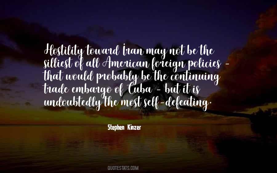 Embargo On Cuba Quotes #1650785