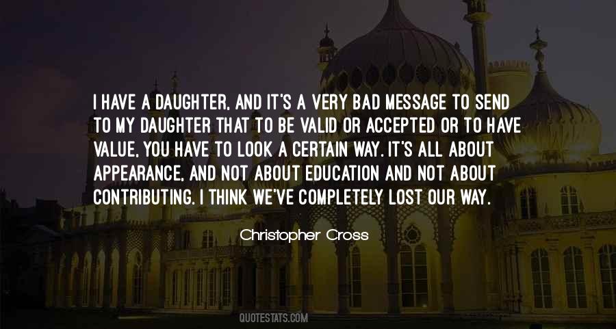 All About My Daughter Quotes #445241
