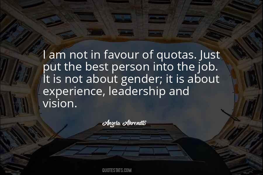 Leadership Experience Quotes #1110459