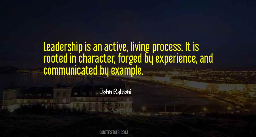 Leadership Experience Quotes #1211190