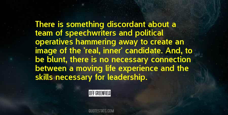 Leadership Experience Quotes #1502030