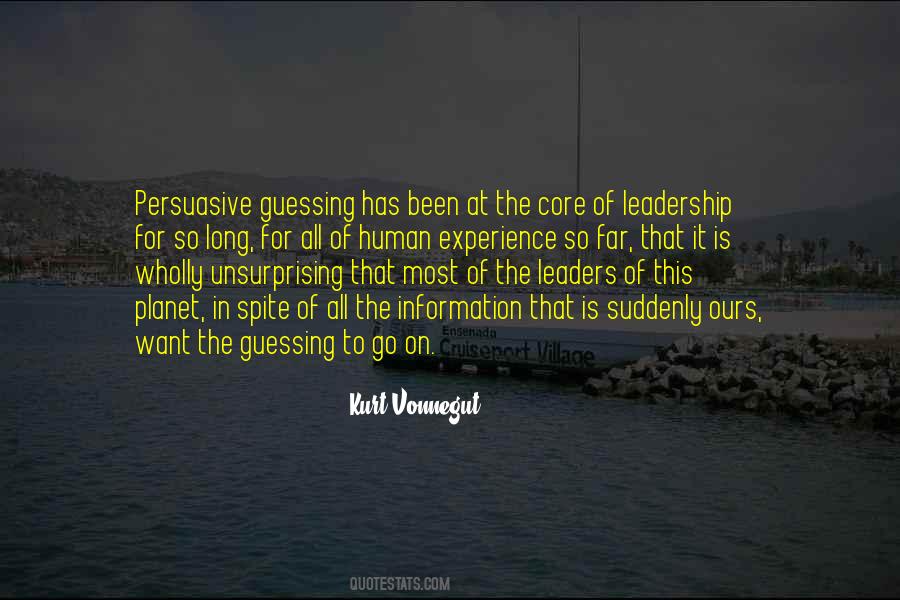 Leadership Experience Quotes #1511736